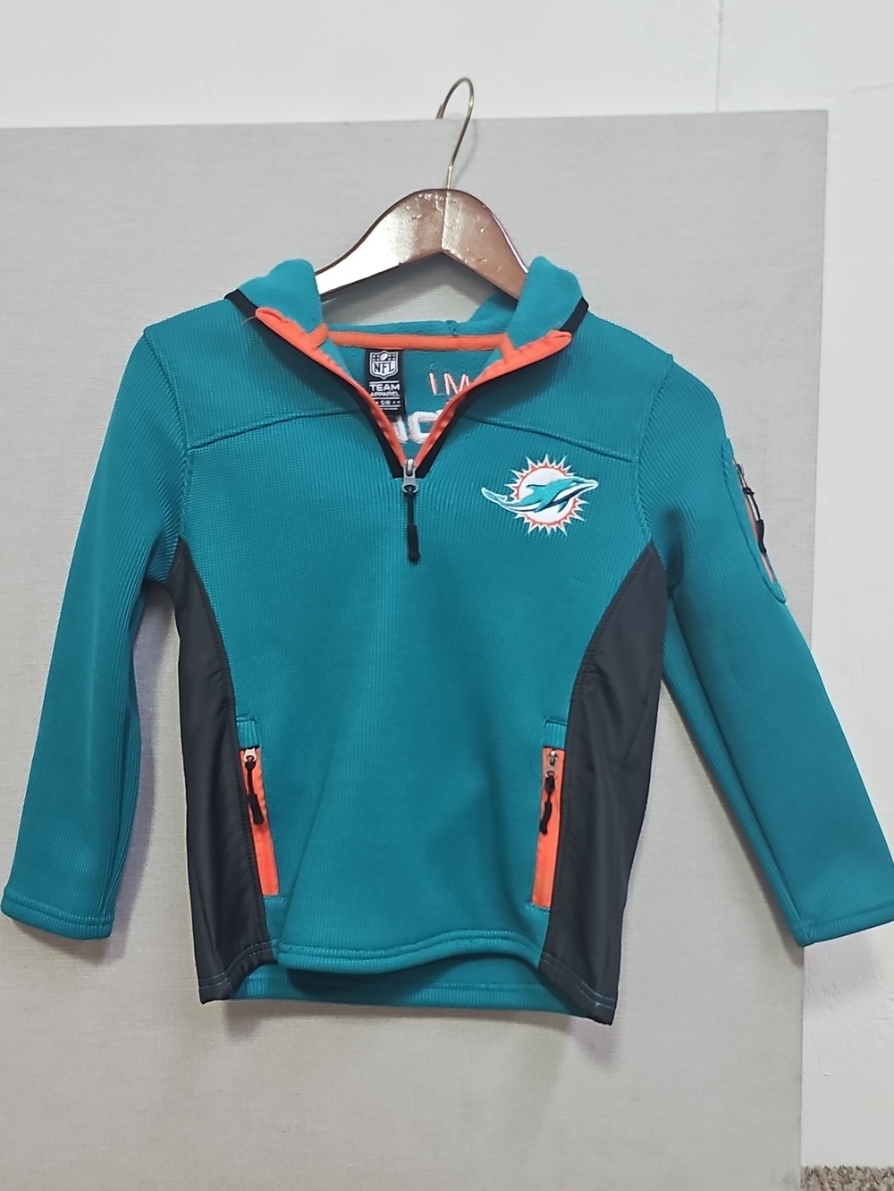 NFL TEAM APPAREL 1/4 ZIP HOODIE BFPM-07-108